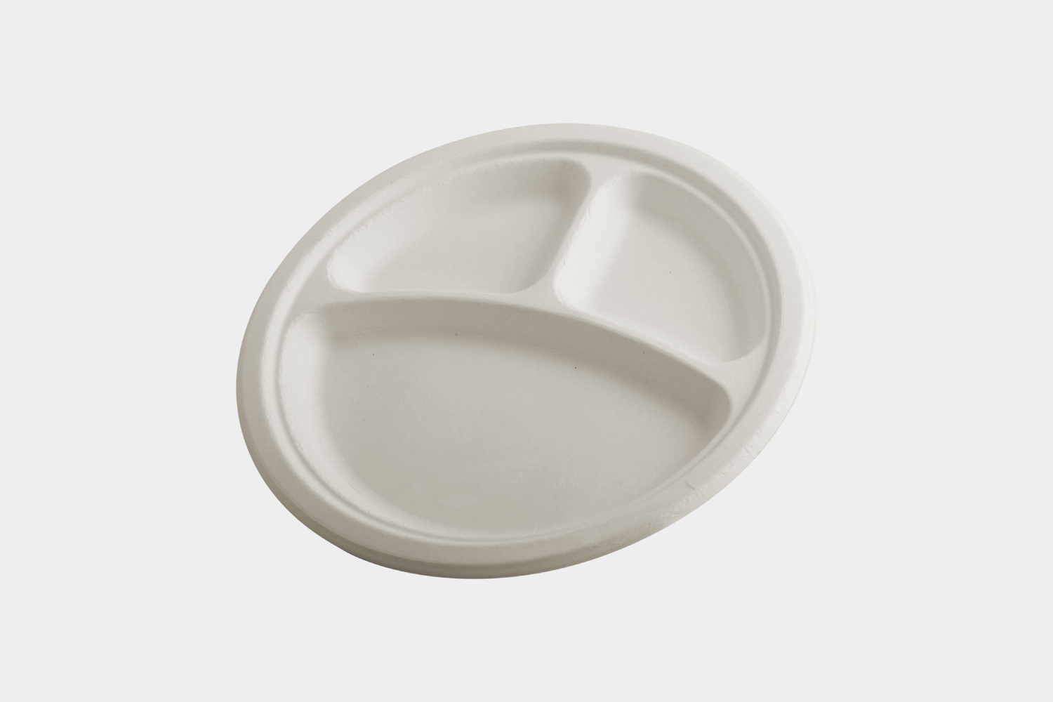 3 Compartment 10 Bagasse Plate Compostable 10 Plate 3 Compartment 10 Bagasse Plate Compostable 10 Plate