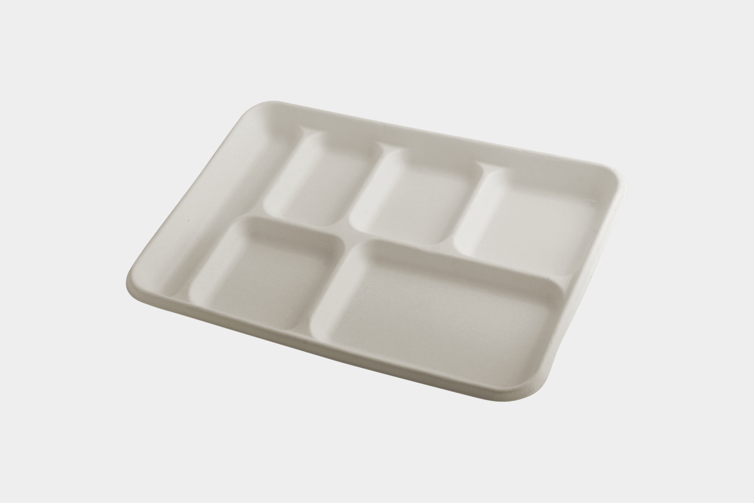 Biodegradable Tableware to Go Box 5 6 Compartments Sugarcane