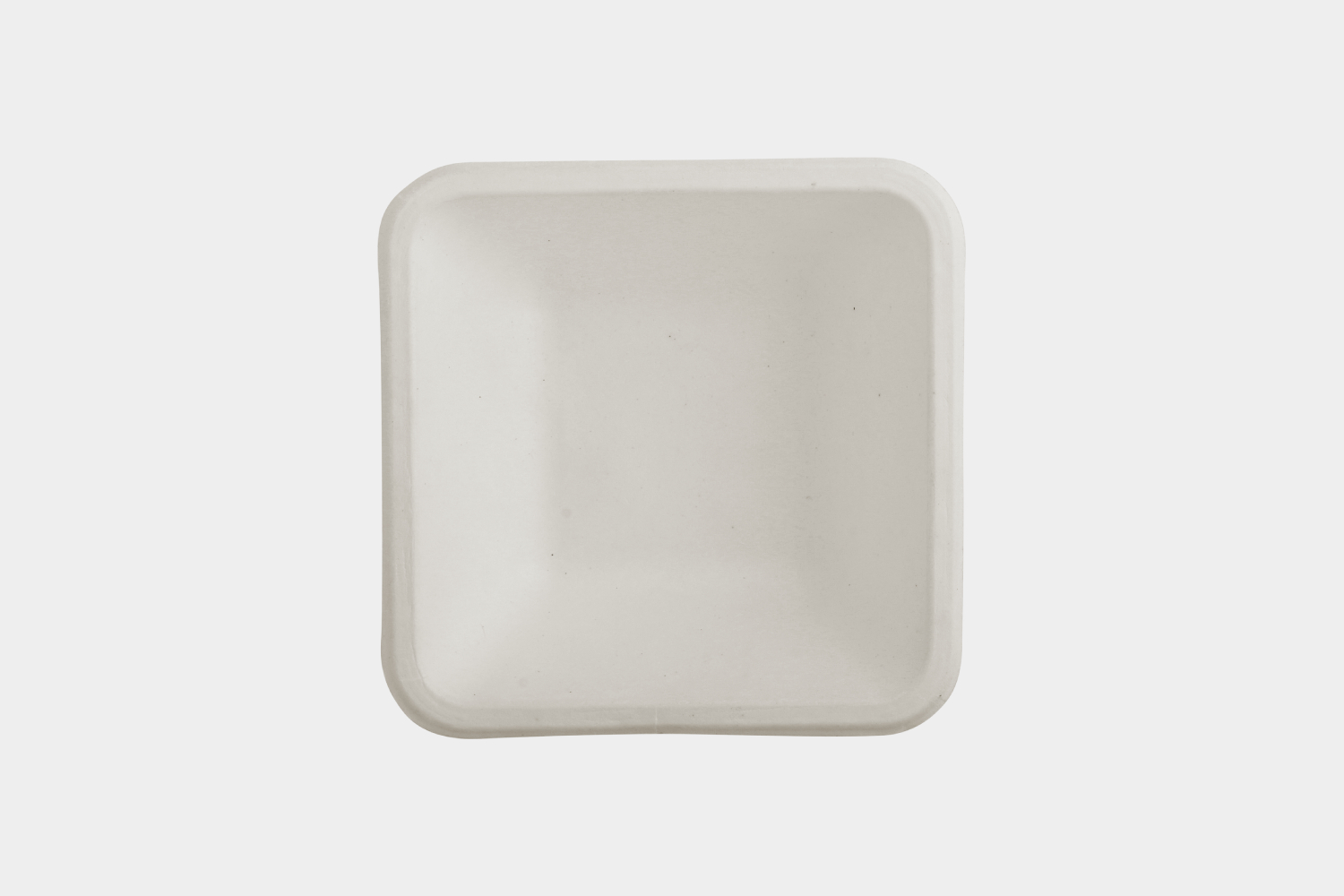 Eco Friendly 7 Sq. 32 oz. Disposable Bagasse Square Bowl