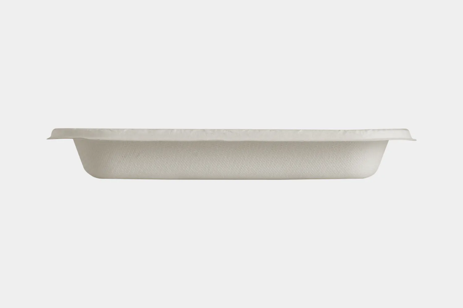Bagasse Food Container with Lid Height Width View - Ecolates